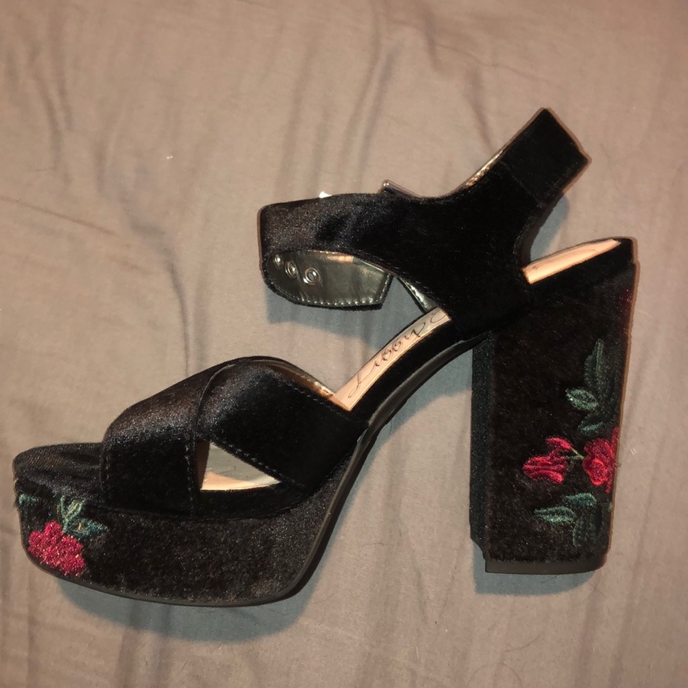 Black heels